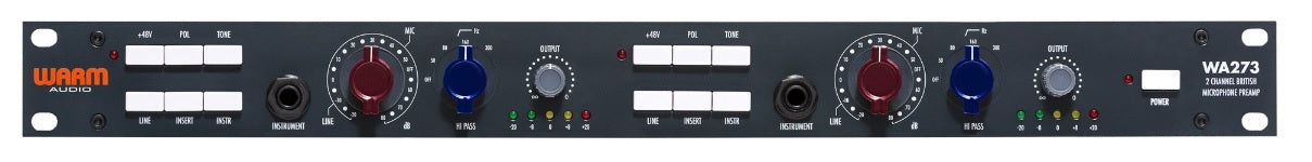 Warm Audio WA273 Dual Channel British Mic Pre - Mic Preamp - Professional Audio Design, Inc