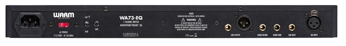 Warm Audio WA73-EQ Single Channel British Mic Pre With EQ - Mic Preamp - Professional Audio Design, Inc