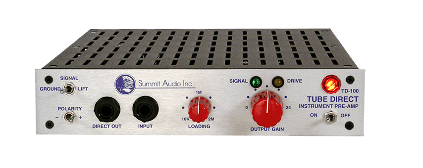 Recording Equipment - Summit Audio - Summit TD-100 Preamp - Professional Audio Design, Inc