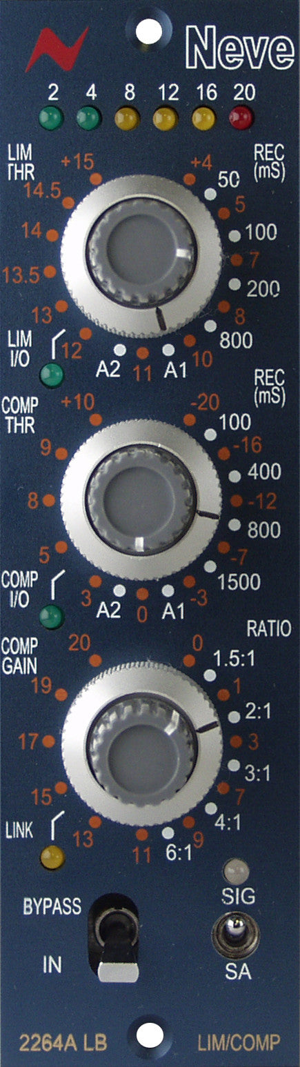 AMS Neve 2264ALB Mono Limiter/Compressor Module 500-Series Professional  Audio Design, Inc Professional Audio Design, Inc