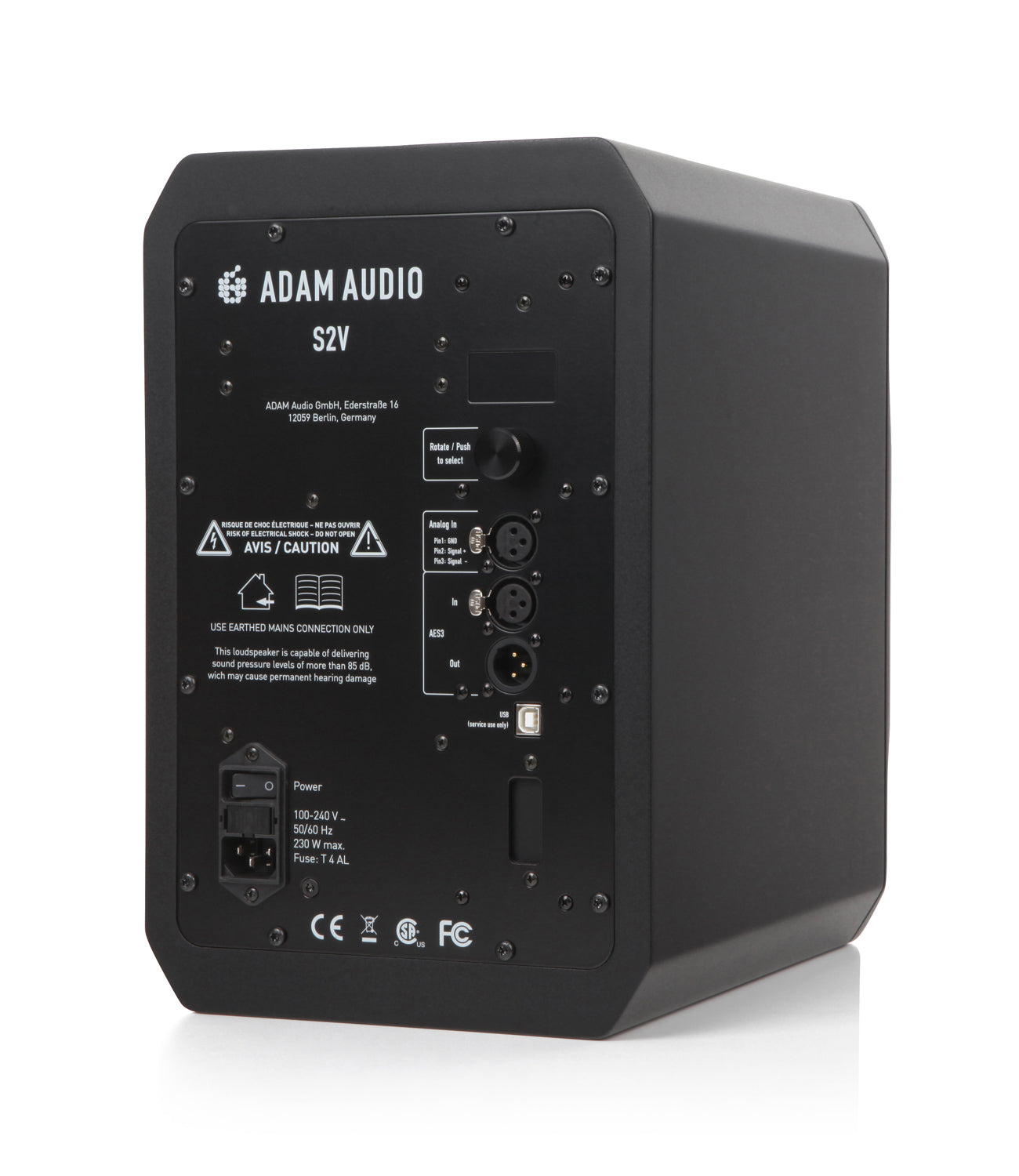 Monitor Systems - ADAM S2V Nearfield Monitor  - Professional Audio Design, Inc