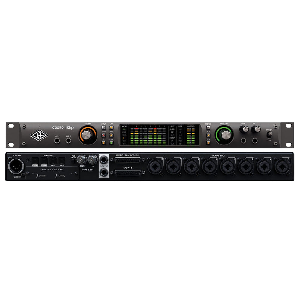 Universal Audio Apollo x8P Thunderbolt 3 Audio Interface  (Rack/Mac/Win)