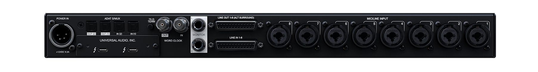 Universal Audio Apollo x8P Thunderbolt 3 Audio Interface  (Rack/Mac/Win)