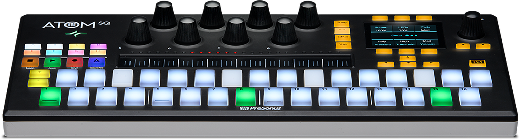 Presonus ATOM SQ - Hybrid MIDI Keyboard / Pad Performance and Production  Controller