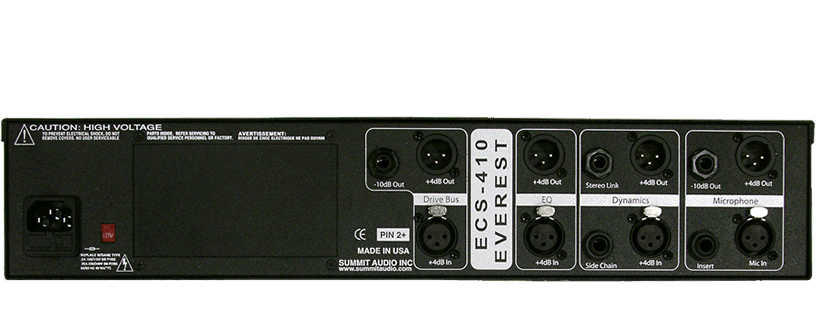 Summit Audio ECS-410 Everest Channel Strip - Channel Strip - Professional Audio Design, Inc