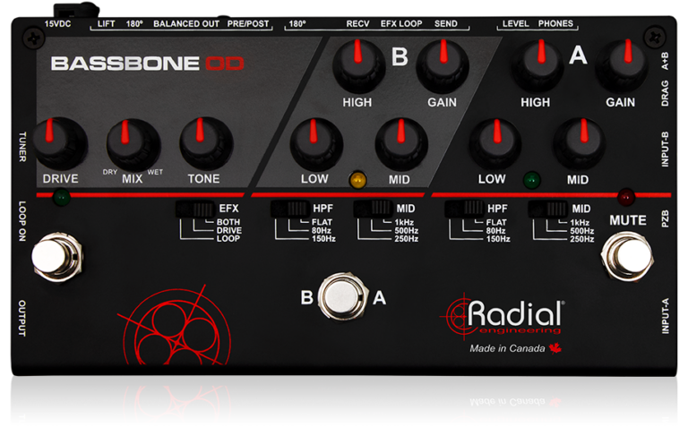 Radial Engineering Bassbone OD - Preamp - Professional Audio Design, Inc