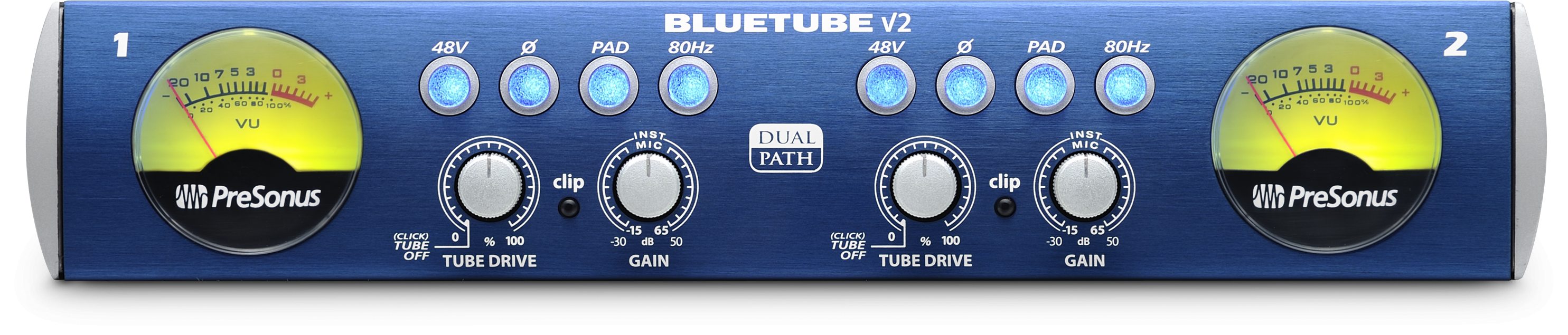 PreSonus BLUETUBE DP V2 マイクプリアンプ Presonus Blue Tube DP V2 - Professional Audio Design, Inc