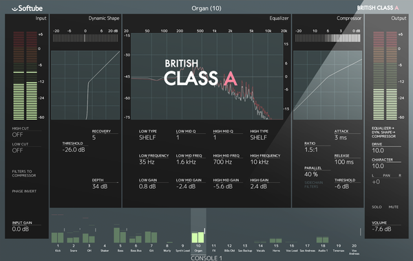 Softube British Class A For Console 1 Plug in