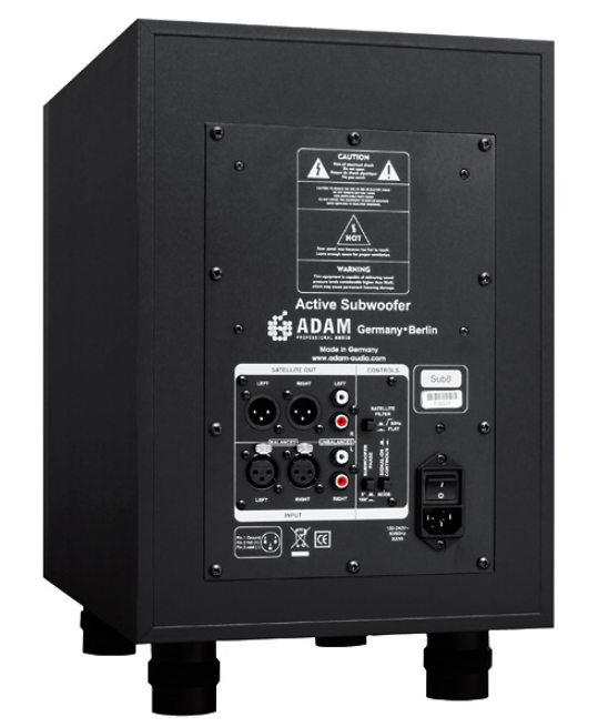 Monitor Systems - ADAM Audio Sub8 Subwoofer  - Professional Audio Design, Inc