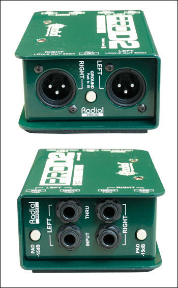 Accessories - Radial Engineering - Radial Engineering ProD2 - Professional Audio Design, Inc