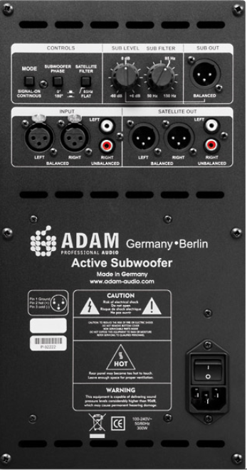 Monitor Systems - ADAM Audio Sub10 MK2 Subwoofer  - Professional Audio Design, Inc