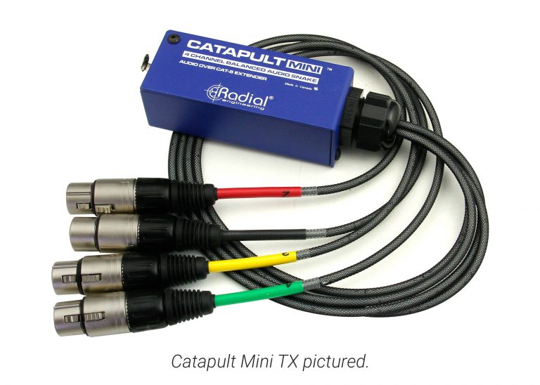 Radial Engineering Catapult Mini - Compact Cat 5 Analog Snake - Accessories - Professional Audio Design, Inc