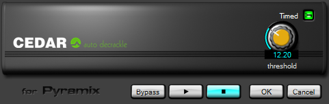 Cedar Audio Auto Decrackle for Pyramix 32 Bit to 64 Bit upgrade