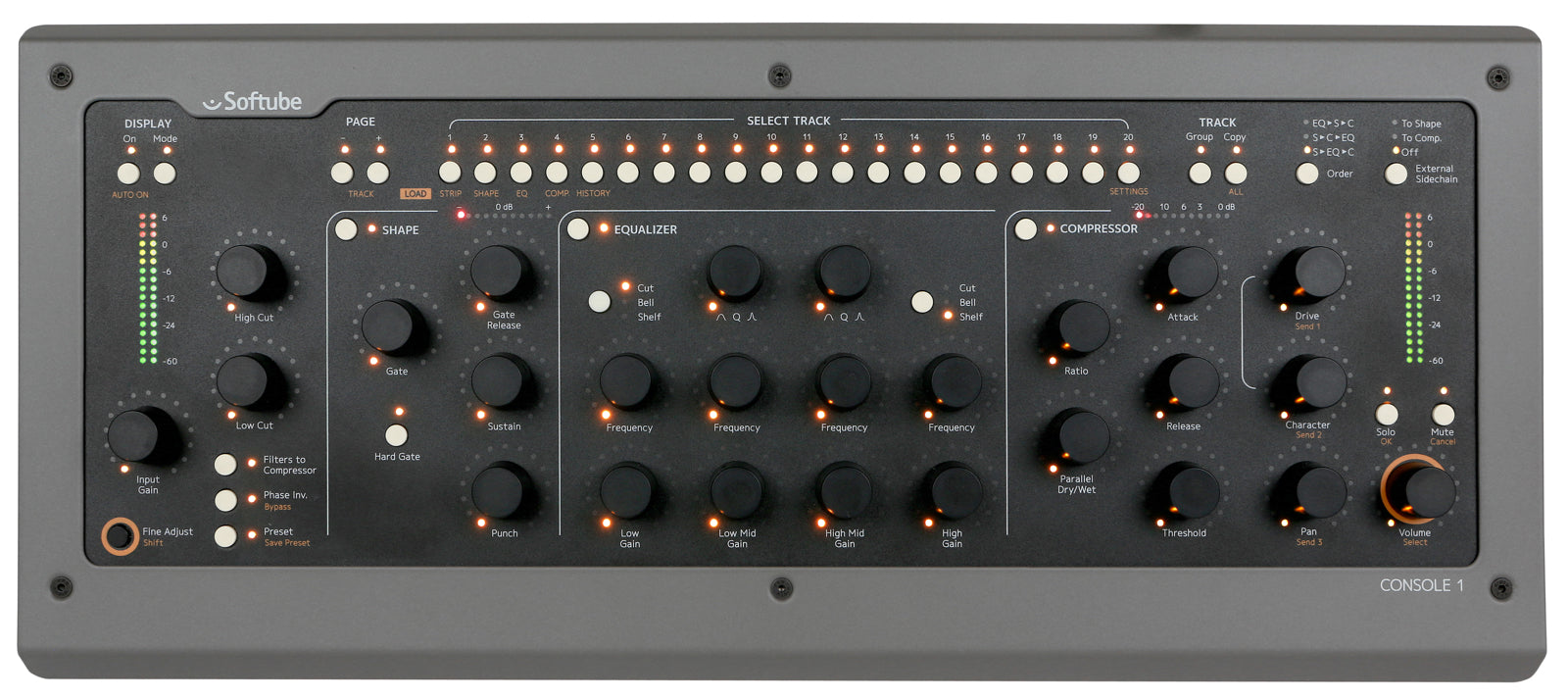 Softube Console 1 MKII Hardware Controller - Plugin - Professional Audio Design, Inc