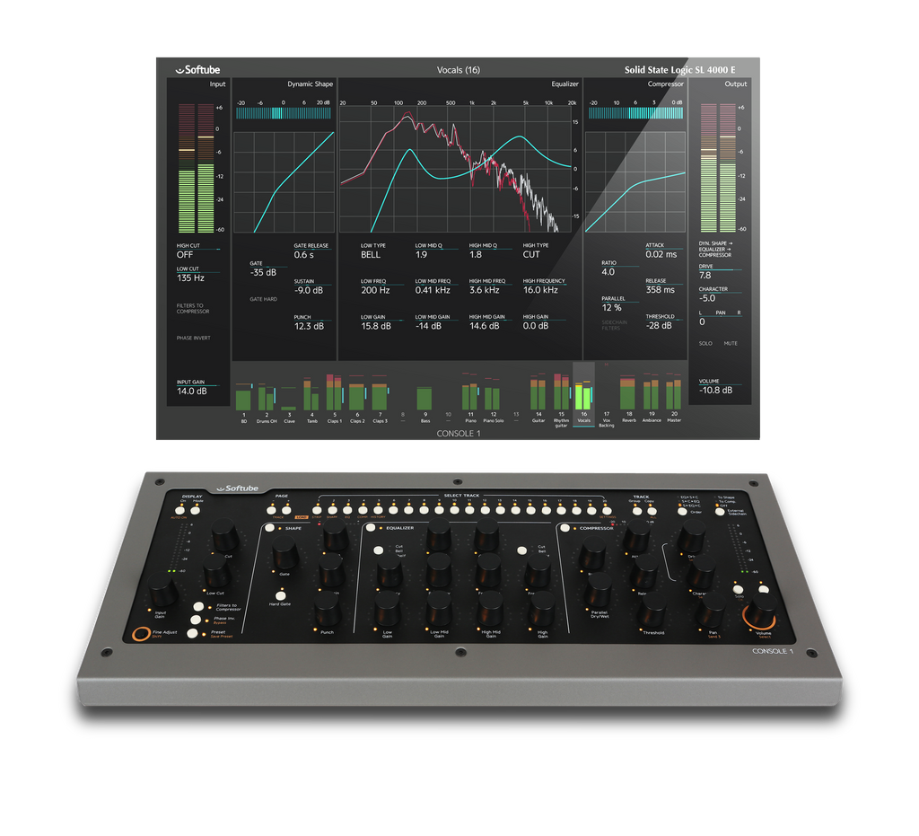 Softube Console 1 MKII Hardware Controller - Plugin - Professional Softube Console 1 MKII Hardware Controller - Plugin - Professional