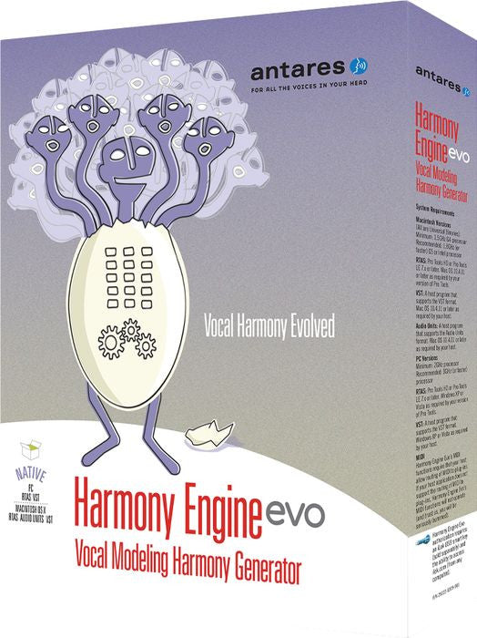 Computer Audio - Antares - Antares Antares Harmony Engine-EVO Native - Professional Audio Design, Inc