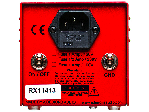 Accessories - A-Designs - A-Designs REDDI Tube Direct Box - Professional Audio Design, Inc