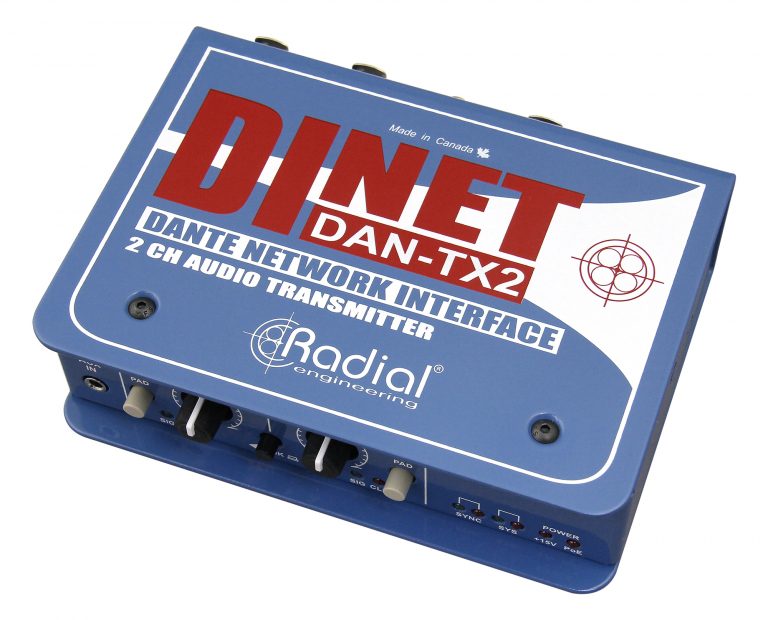 Radial Engineering DiNet DAN-TX2 - Live Sound - Professional Audio Design, Inc