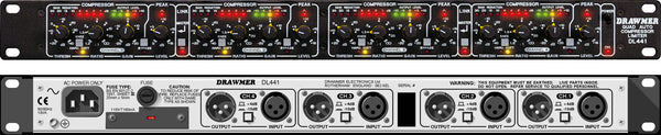 Drawmer DL441 - Quad Auto Compressor Limiter