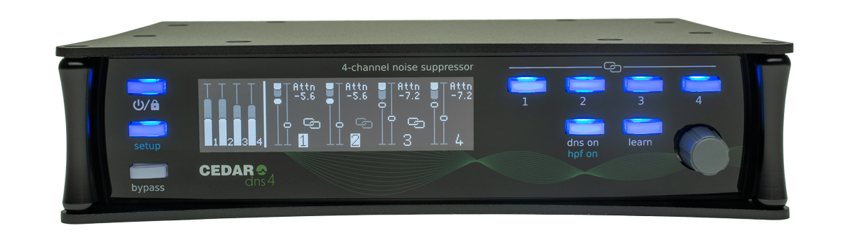 Cedar Audio DNS 4 - 4-Channel Dialogue Noise Suppressor