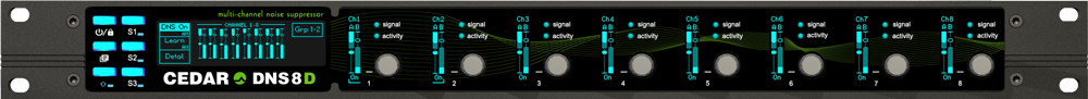 Cedar Audio DNS 8D - 8-Channel Dialogue Noise Suppressor with Dante®