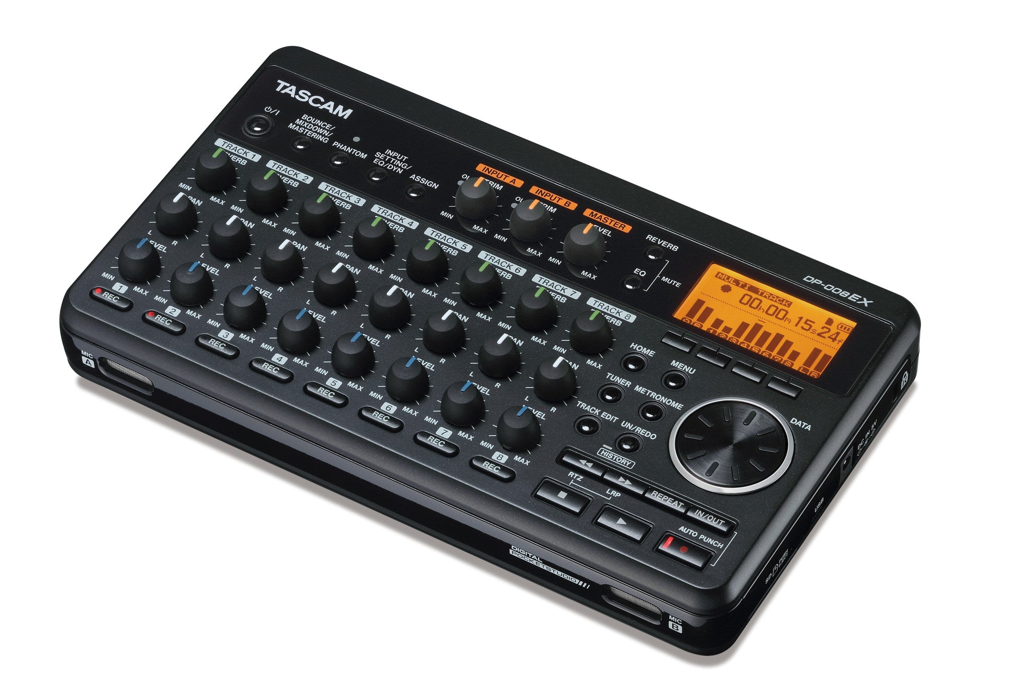 Recording Equipment - Tascam - Tascam DP-008EX - Professional Audio Design, Inc