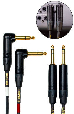 Mogami Gold Keyboard Cable (Balanced) SR - Recording Equipments - Professional Audio Design, Inc