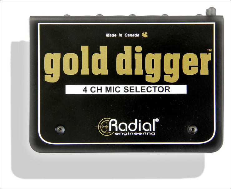 Recording Equipment - Radial Engineering - Radial Engineering Gold Digger - Professional Audio Design, Inc