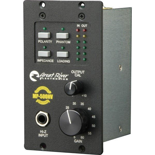 Great River Electronics MP-500NV Single-Channel 500-Series Preamp - 500 Series Preamp - Professional Audio Design, Inc