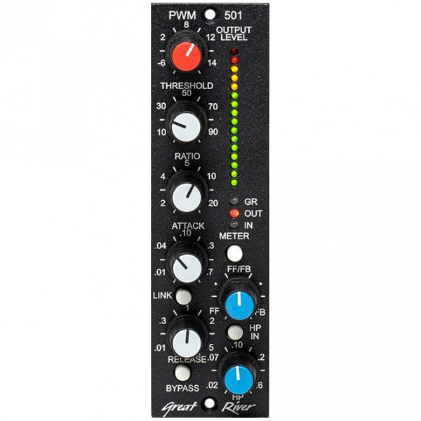 Great River Electronics PWM-501 Compressor for the 500 Series - 500 Series Compressor - Professional Audio Design, Inc