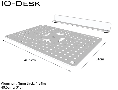 Triad-Orbit IO-Desk - IO-Equipped Laptop and Utility Desk