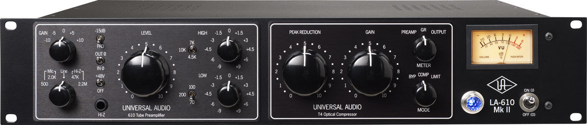Recording Equipment - Universal Audio - Universal Audio LA-610 MKII Classic Tube Recording Channel - Professional Audio Design, Inc