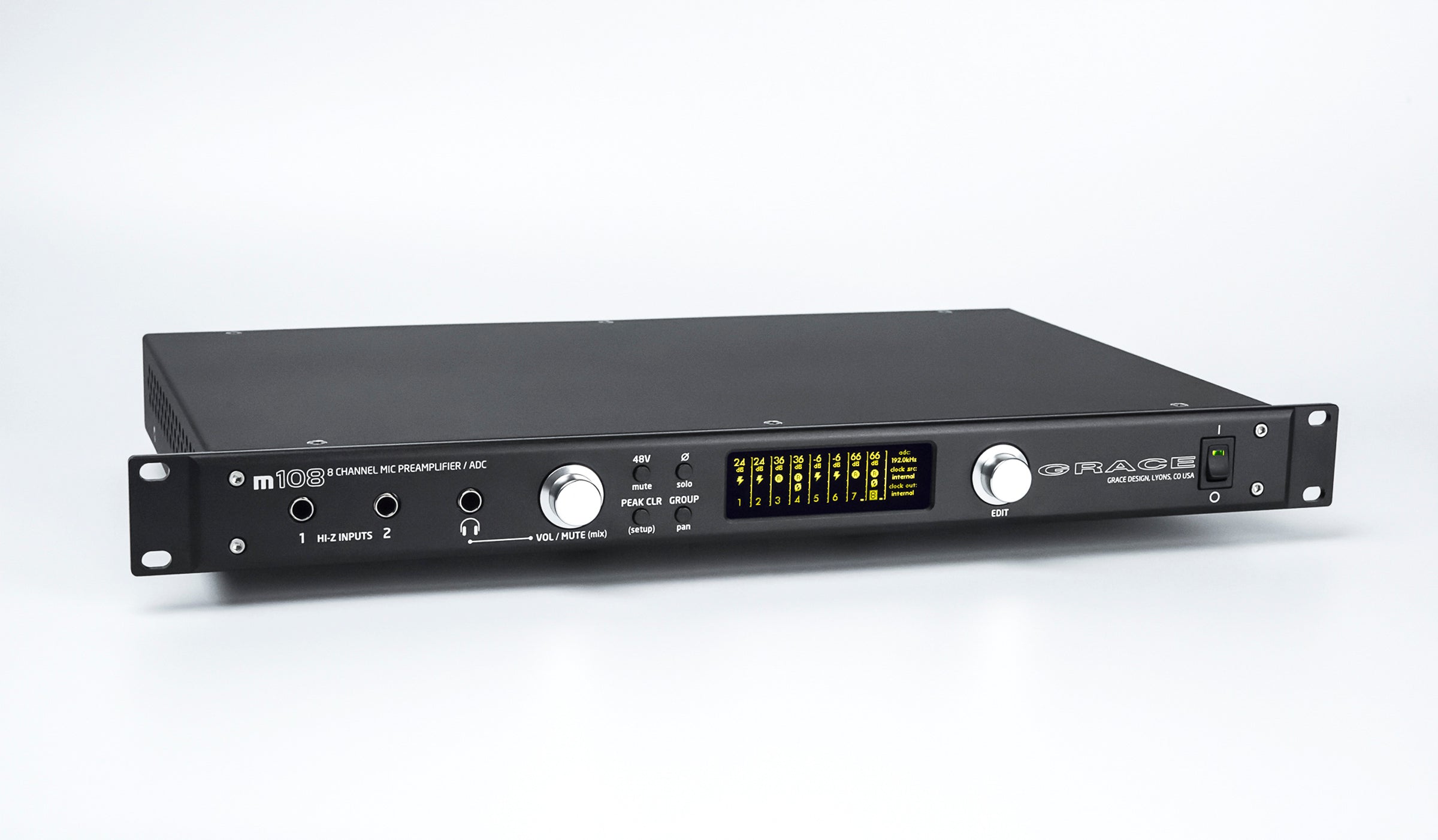 Grace Design m108 8-Channel Remote Preamplifier - Preamplifiers - Professional Audio Design, Inc