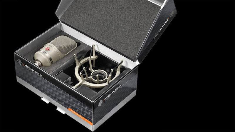 Neumann TLM 107 Studio Set Large Diaphragm Microphone - Nickel - Microphones - Professional Audio Design, Inc