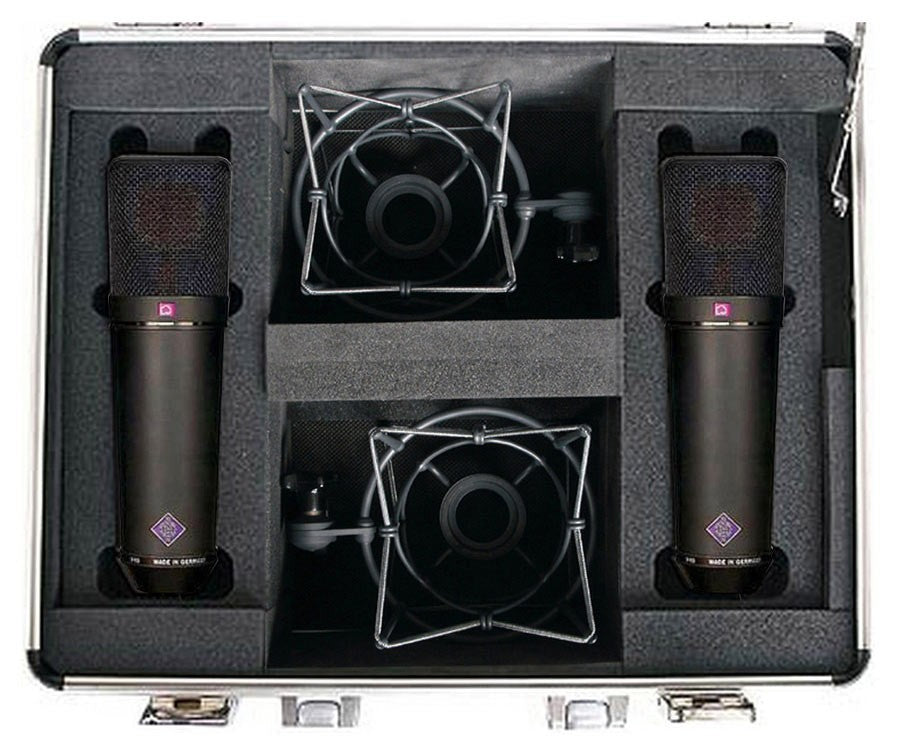Neumann U 87 Ai MT Stereo Set—Black - Microphones - Professional Audio Design, Inc