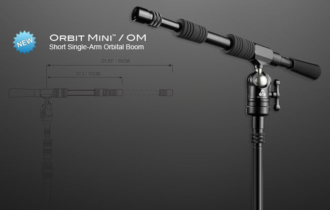 Accessories,Instruments - Triad-Orbit Stands - Triad-Orbit OM- Orbit Mini Boom - Professional Audio Design, Inc