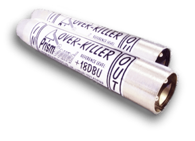 Prism Sound Over-Killers - In-Line XLR Soft Limiting Barrels (18Dbu)