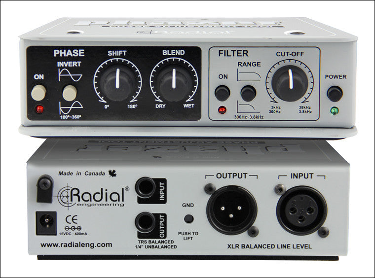 Recording Equipment - Radial Engineering - Radial Engineering Phazer - Professional Audio Design, Inc