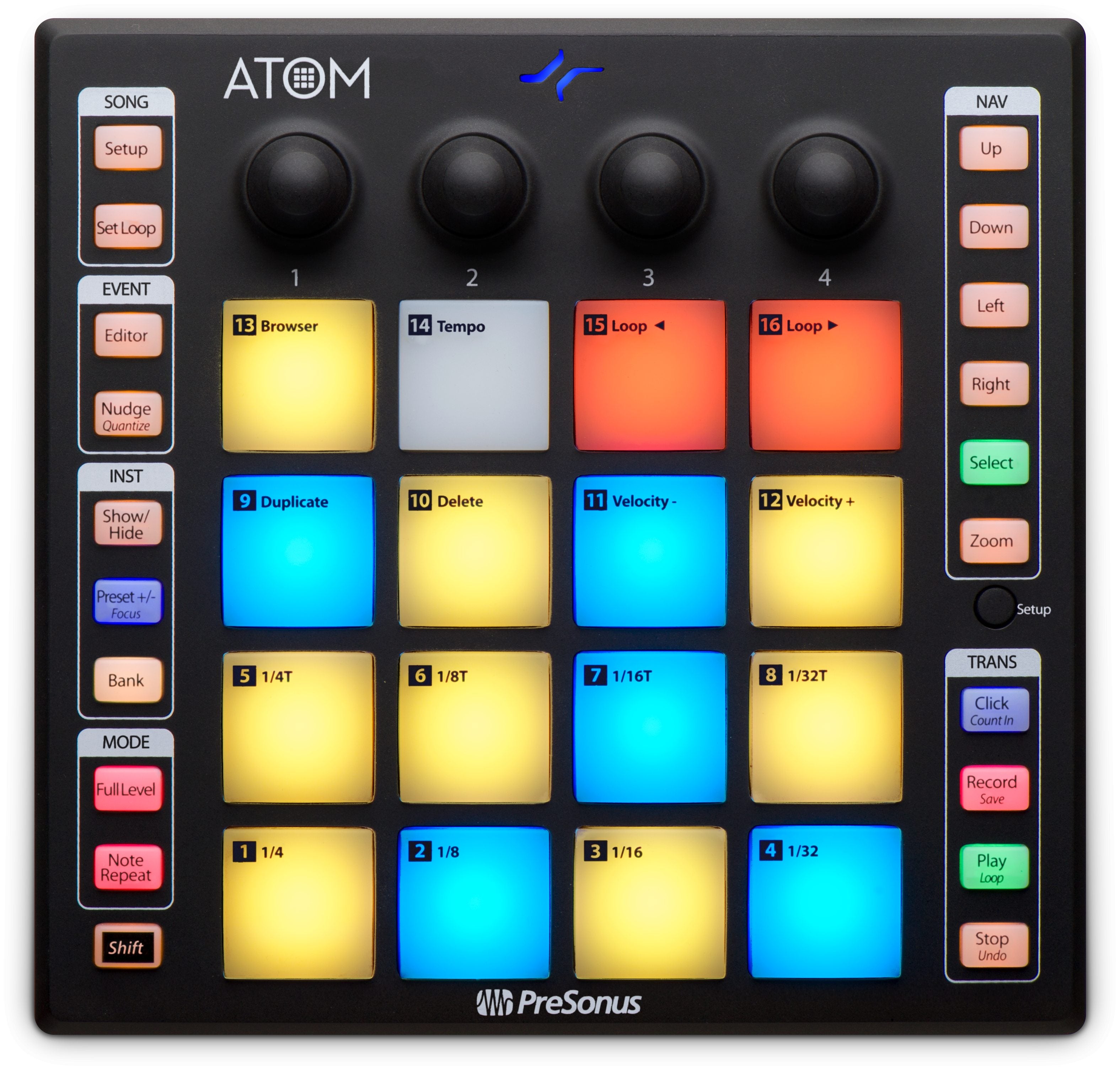 Presonus ATOM - Production and Performance Pad Controller