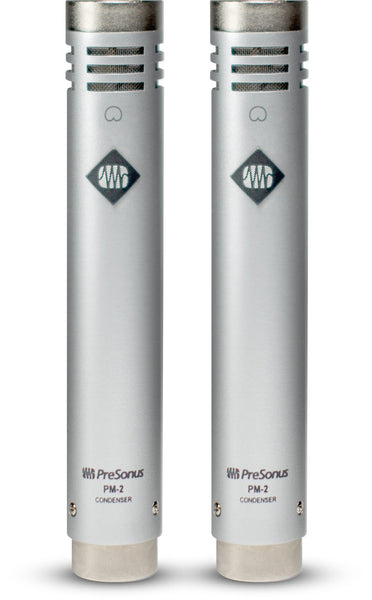 Presonus PM-2 - Stereo Pair of Small-Diaphragm Cardioid Condenser Microphones