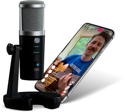 Presonus Revelator - Professional USB microphone for live streaming musicians, podcasters, and more.
