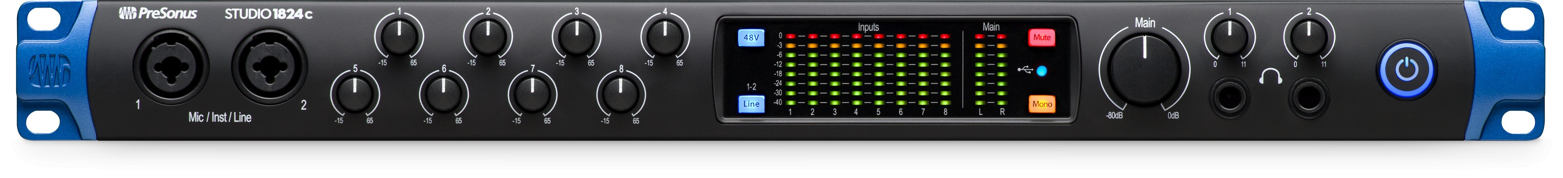 Presonus Studio 1824c Audio Interface - Audio Interface - Professional Audio Design, Inc