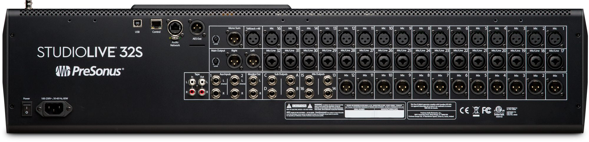 Presonus StudioLive 32S Series III - Mixing Console - Professional Audio Design, Inc