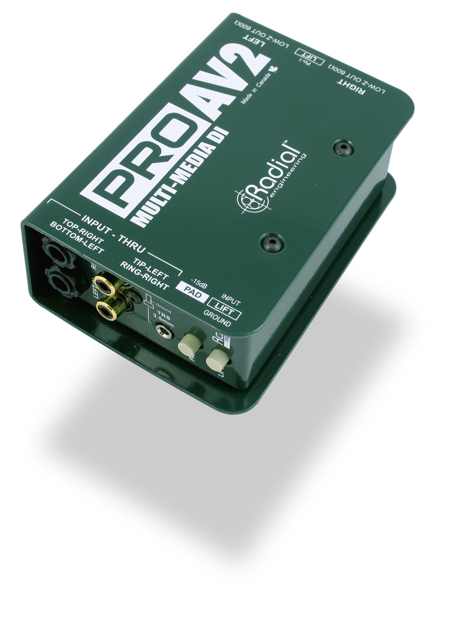 Accessories - Radial Engineering - Radial Engineering ProAV1 & ProAV2 - Professional Audio Design, Inc