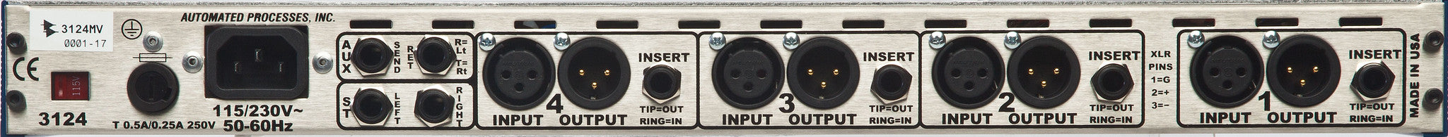 Recording Equipment - API - API 3124MV - Professional Audio Design, Inc