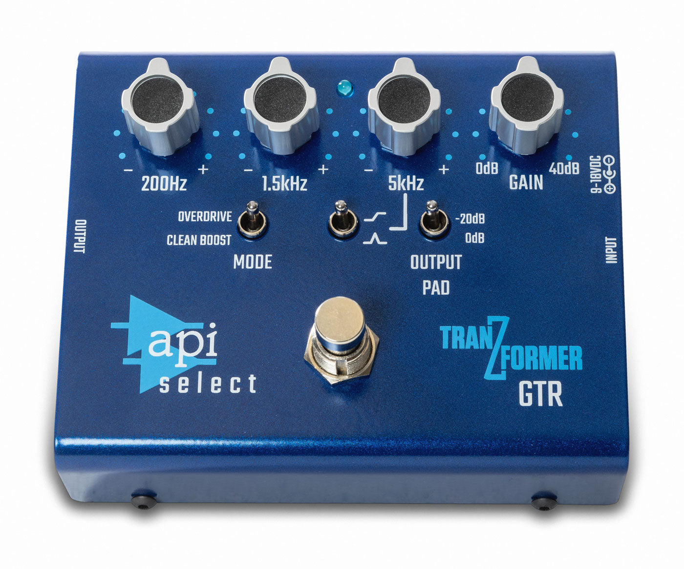 API Select TranZformer GTR - EQ, Boost and Overdrive Pedal