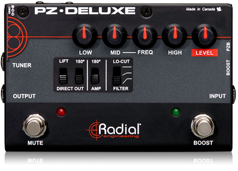 Radial Engineering PZ-Deluxe - Preamp - Professional Audio Design, Inc