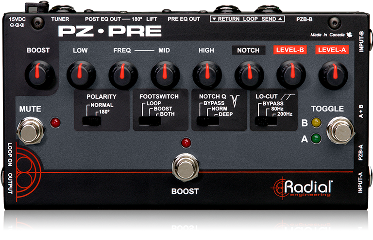Radial Engineering PZ-Pre - Preamp - Professional Audio Design, Inc