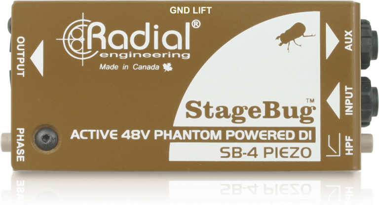 Radial Engineering SB-4 Piezo - Active DI - Professional Audio Design, Inc