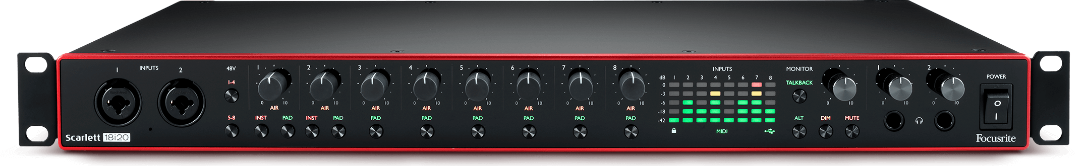 DTM・DAW Focusrite Scarlett 18i20 Gen3 Focusrite Scarlett 18i20 3rd Gen 18-in, 20-out USB Audio Interface